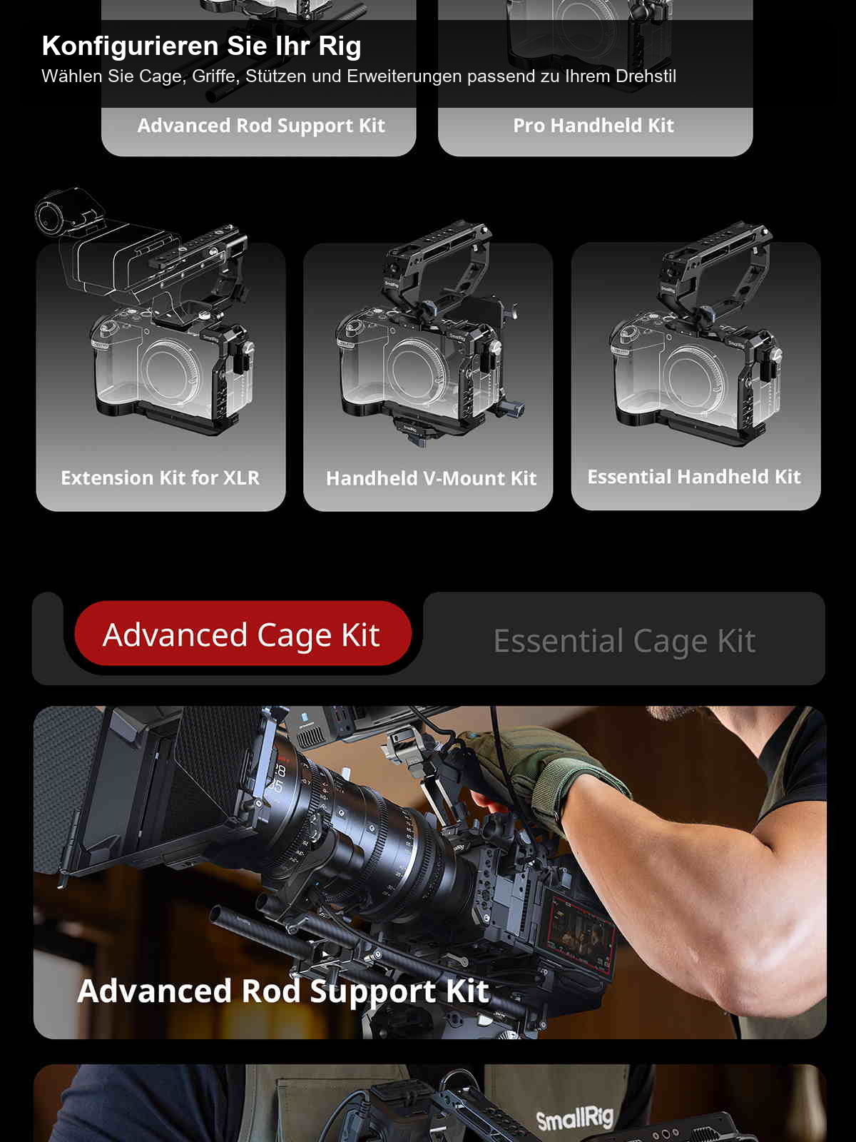 SmallRig Sony FX5 cage kit infographic 02
