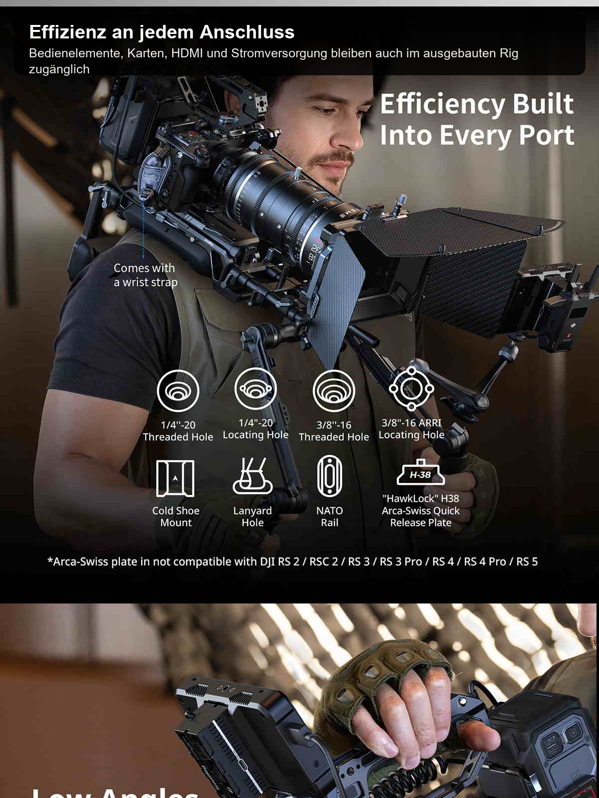 SmallRig Sony FX5 cage kit infographic 04