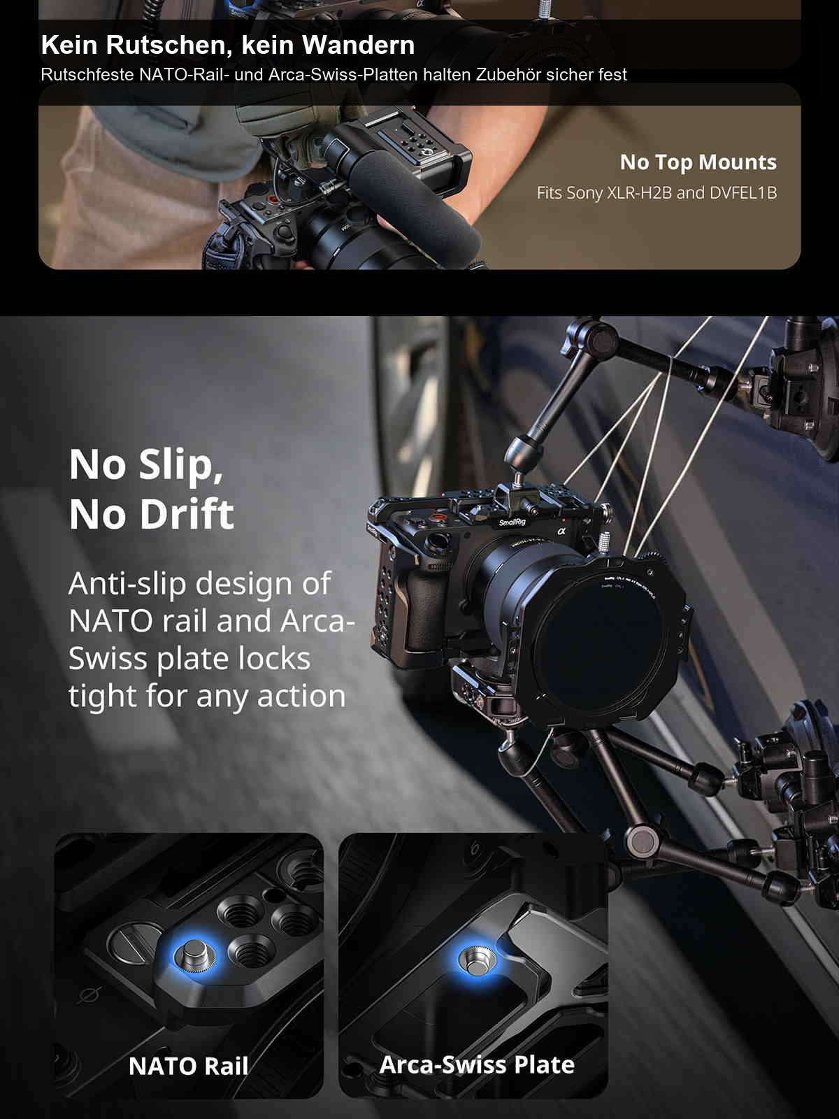 SmallRig Sony FX5 cage kit infographic 06
