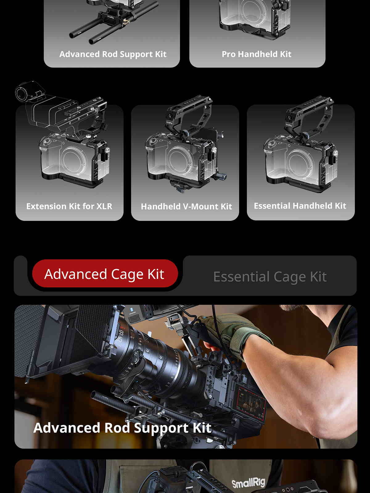 SmallRig Sony FX5 cage kit infographic 02