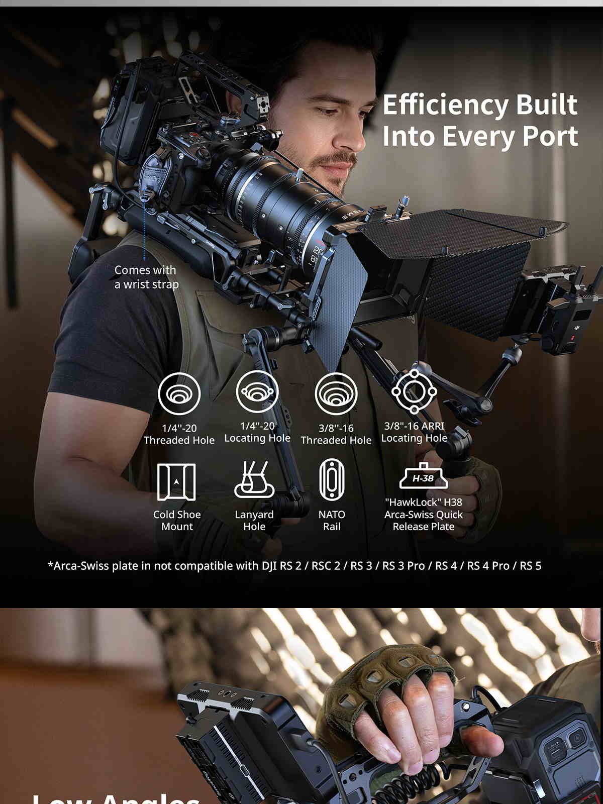 SmallRig Sony FX5 cage kit infographic 04