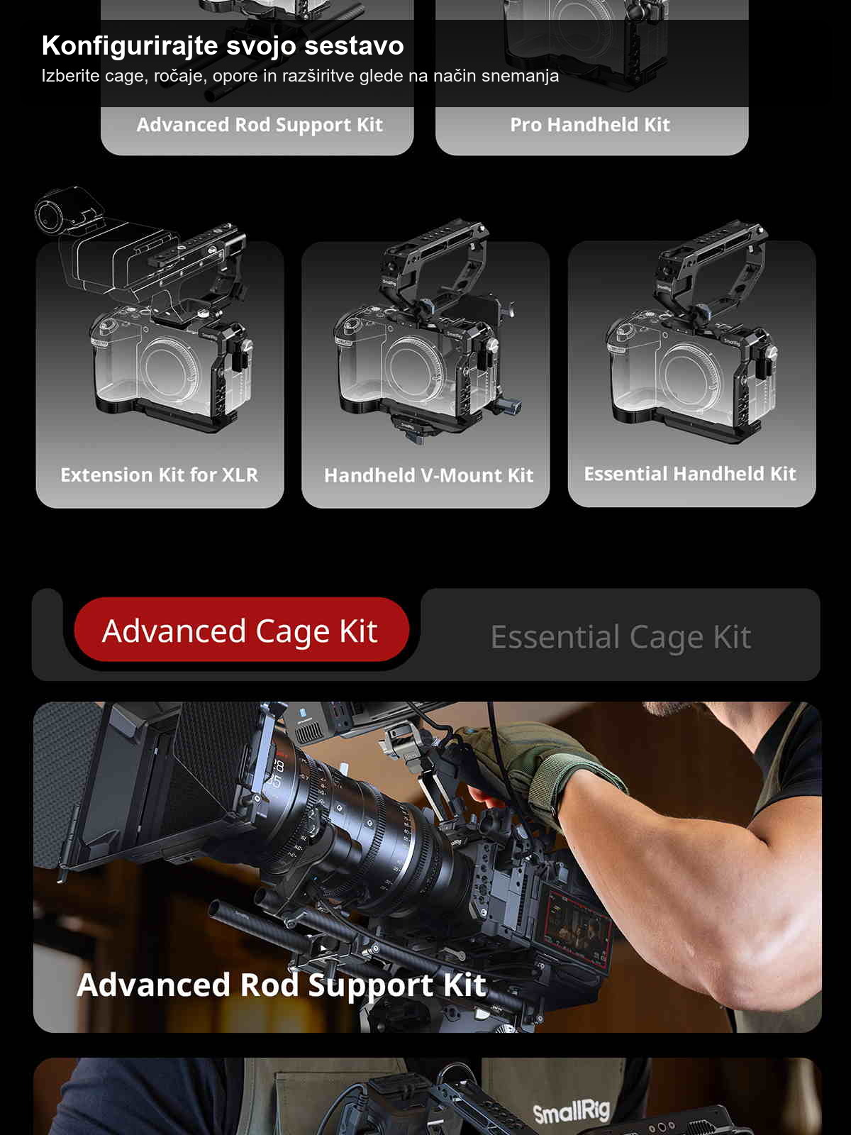SmallRig Sony FX5 cage kit infographic 02