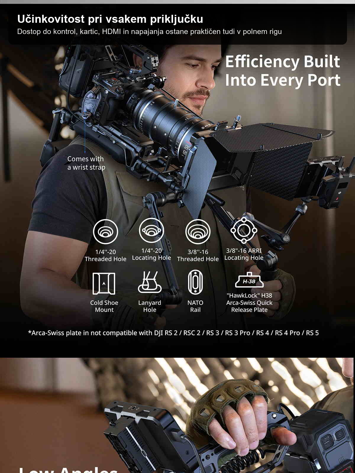 SmallRig Sony FX5 cage kit infographic 04