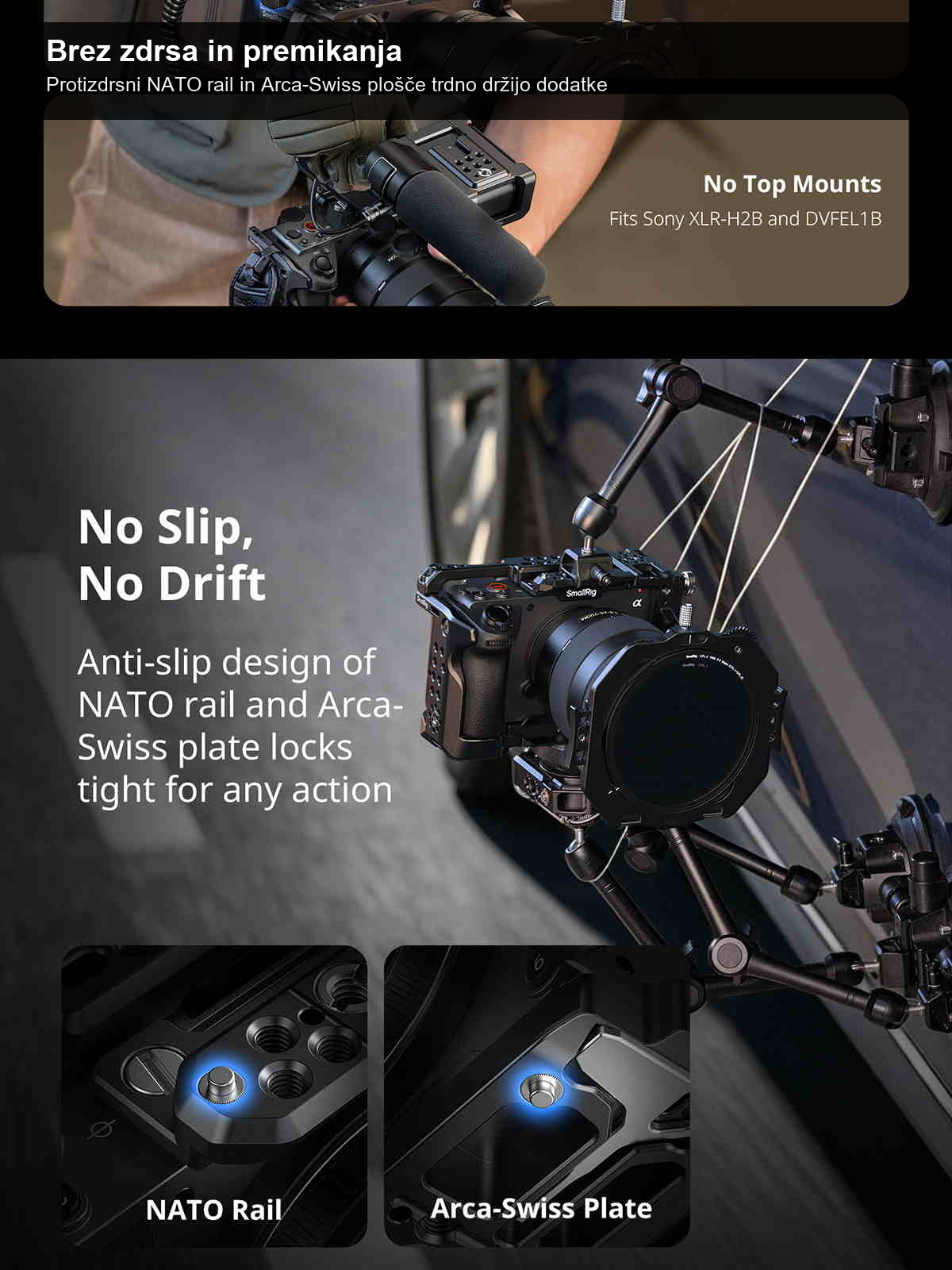 SmallRig Sony FX5 cage kit infographic 06