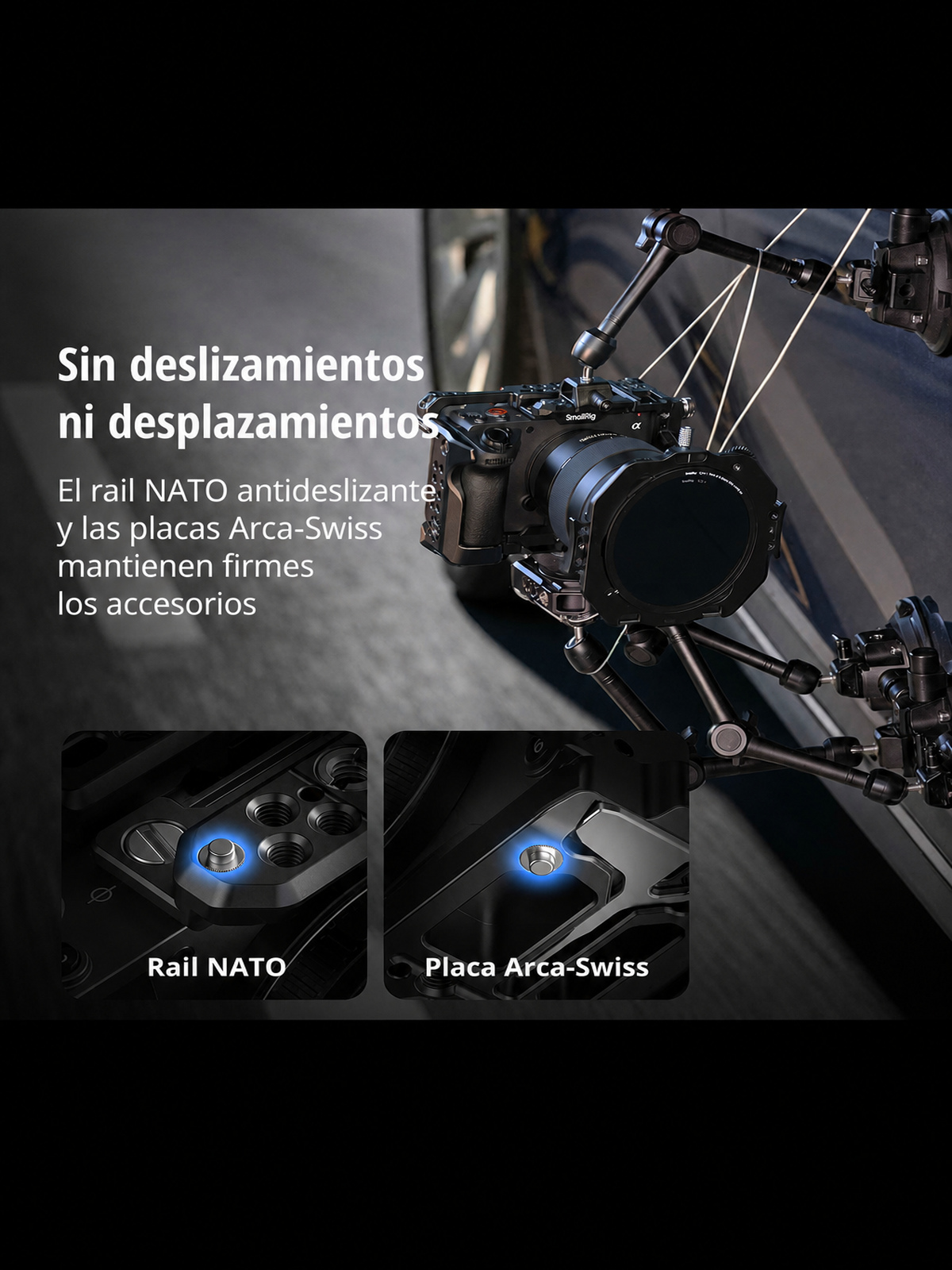 SmallRig Sony FX5 cage kit infographic ES 06