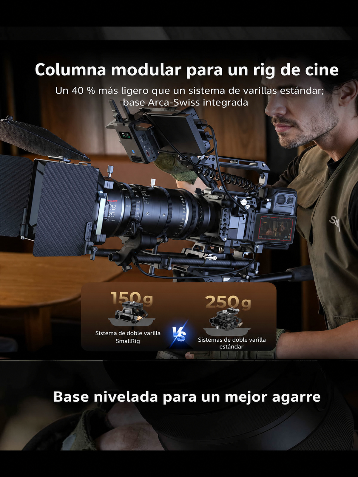 SmallRig Sony FX5 cage kit infographic ES 07