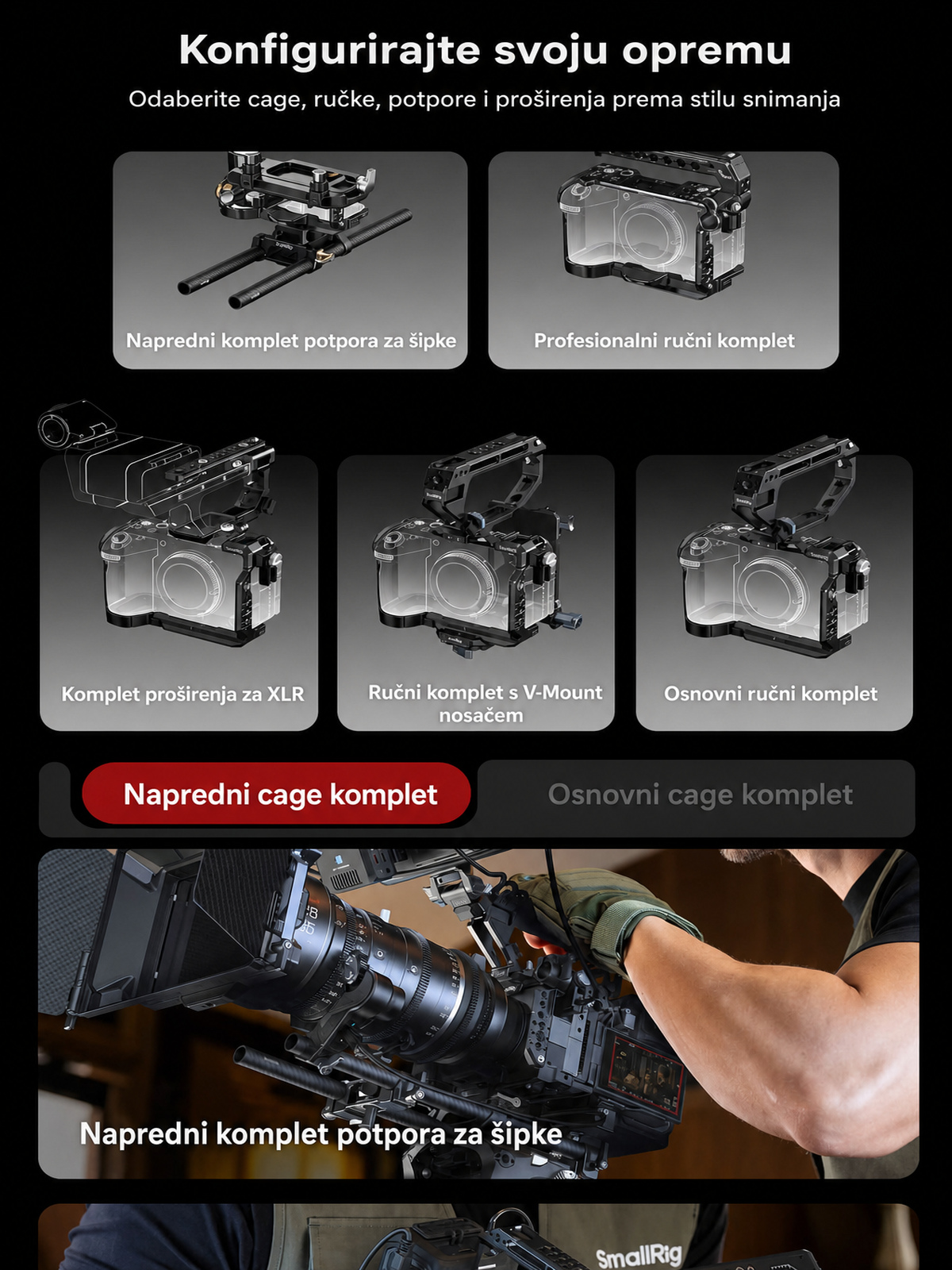 SmallRig Sony FX5 cage kit infographic HR 02