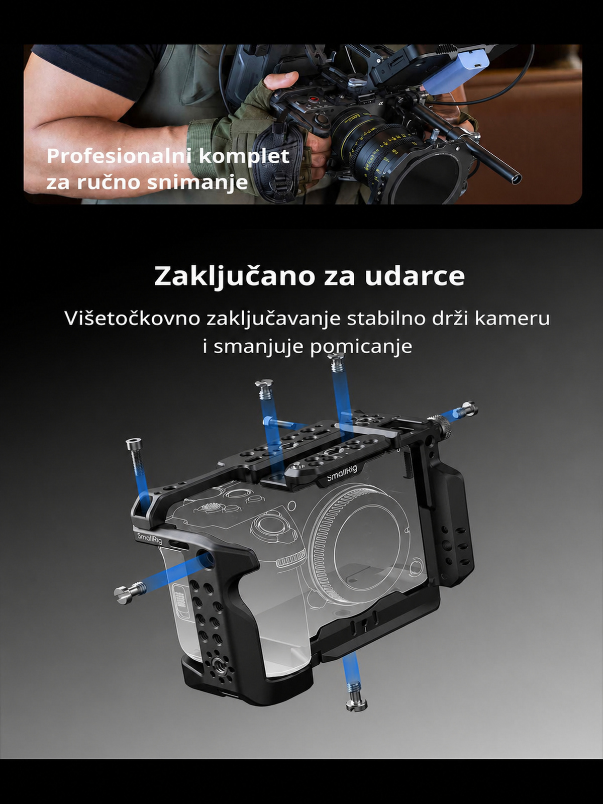 SmallRig Sony FX5 cage kit infographic HR 03