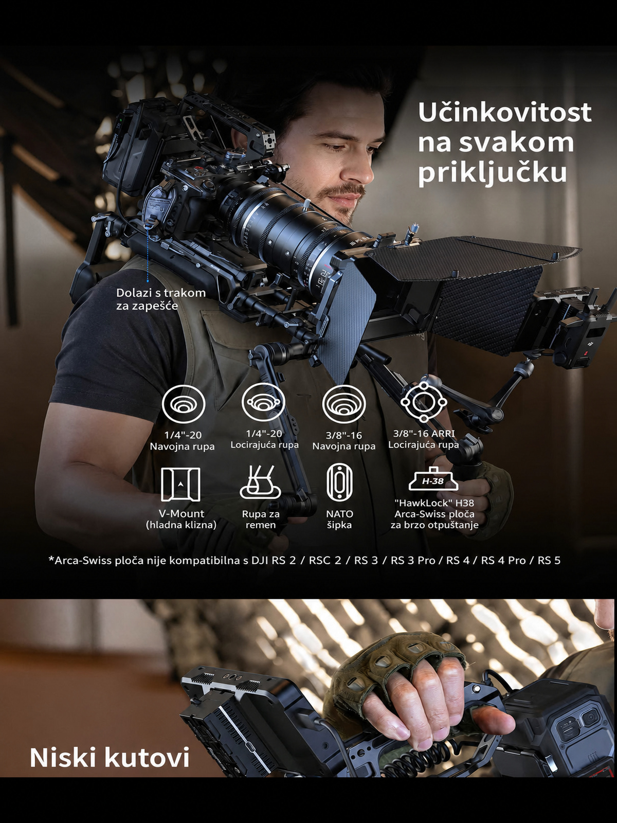 SmallRig Sony FX5 cage kit infographic HR 04