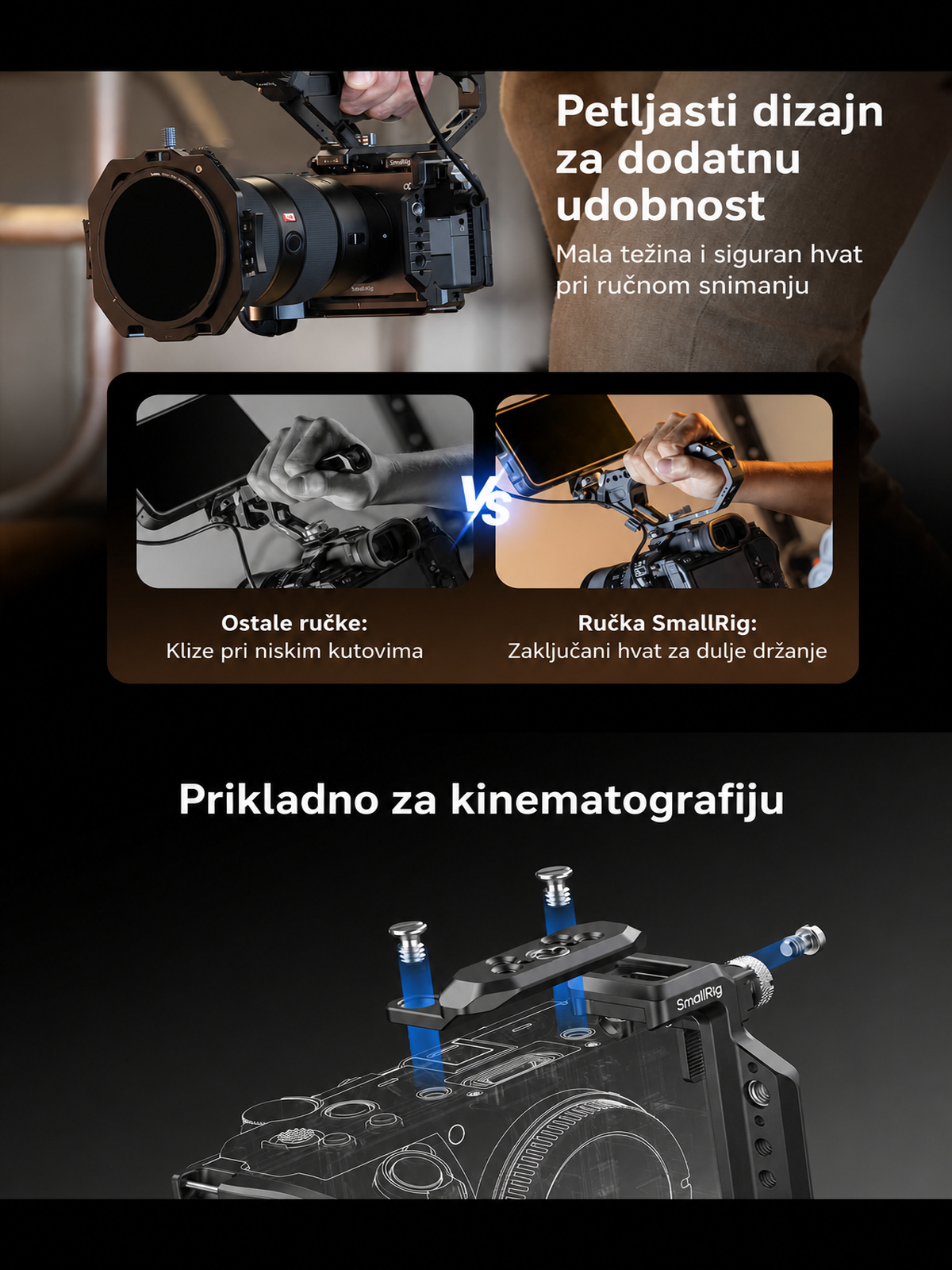 SmallRig Sony FX5 cage kit infographic HR 11