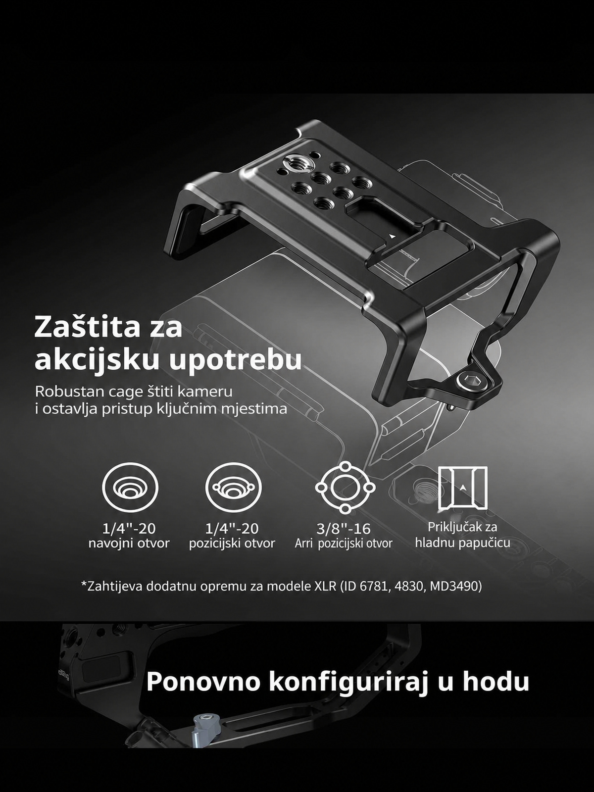 SmallRig Sony FX5 cage kit infographic HR 13