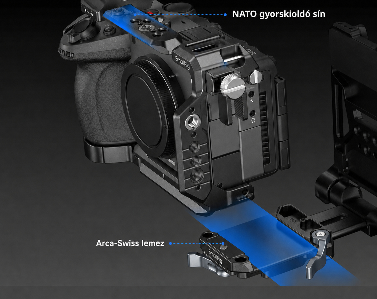 SmallRig Sony FX5 cage kit – magyar infografika 14