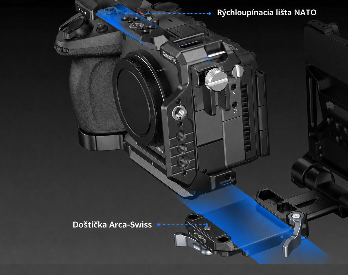 SmallRig Sony FX5 cage kit – slovenská infografika 14