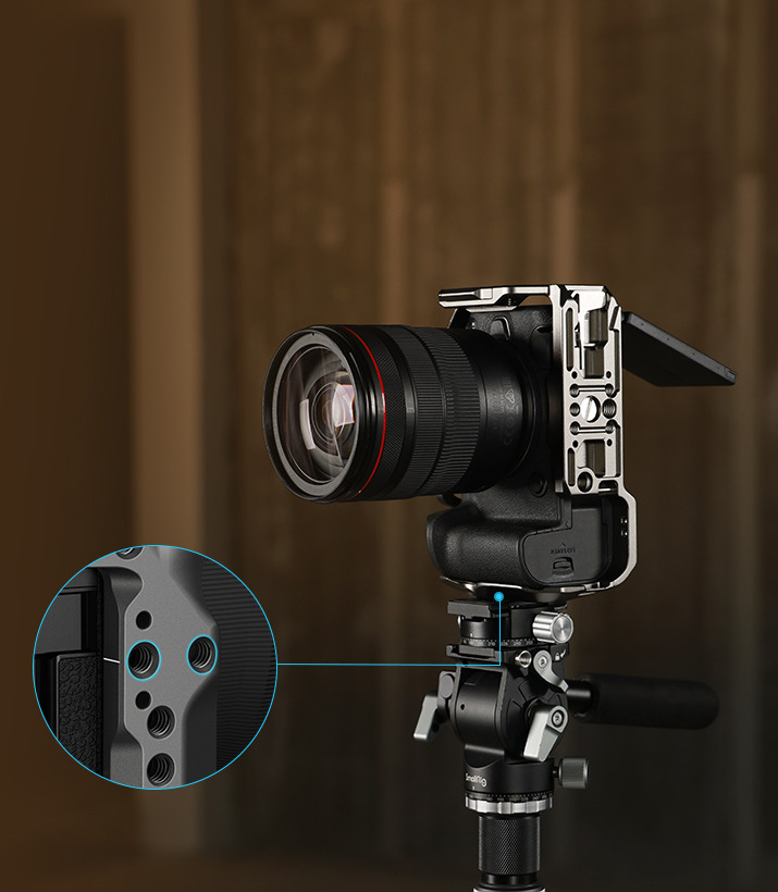 Dva závity 1/4"-20 pro stabilní záběry na výšku