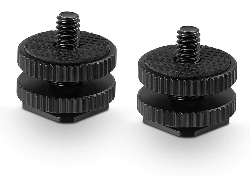 Adaptér Cold Shoe se závitem 3/8″ na 1/4″ (balení 2 ks)