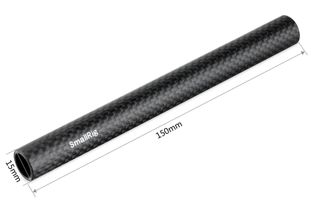 15mm tyč z uhlíkových vláken (6'', pár)