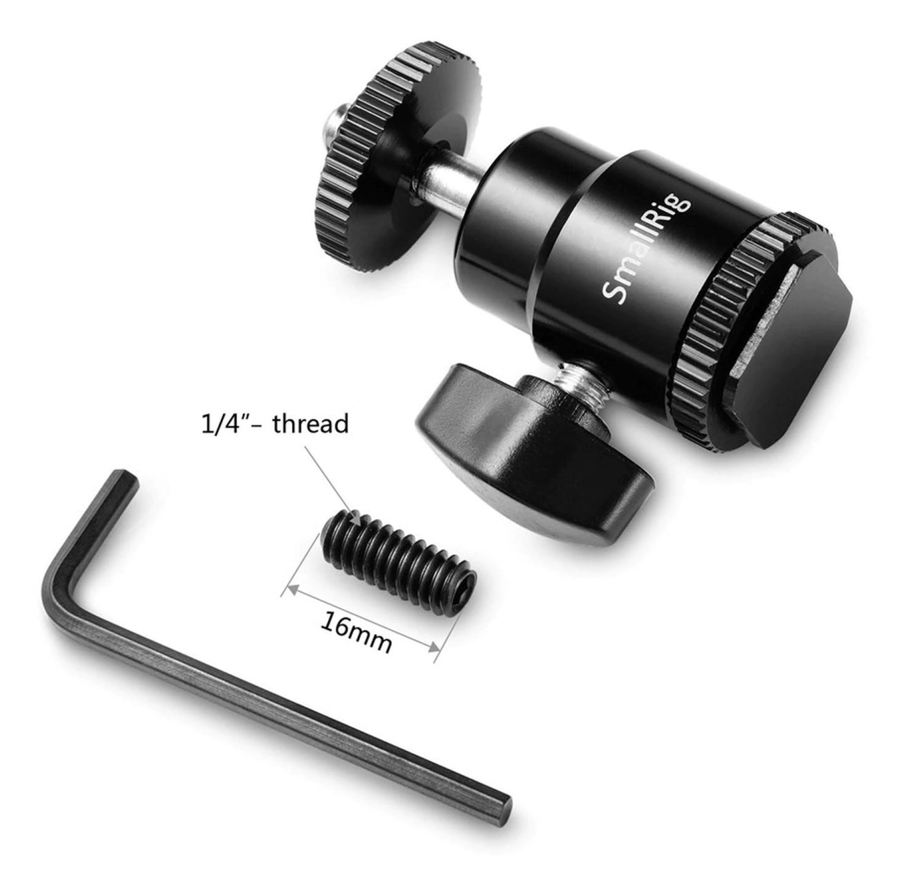 Nový 1/4″ držák pro fotoaparát Hot shoe s přídavným 1/4″ šroubem