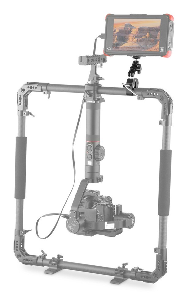 Multi-Functional Crab-Shaped Clamp with Ballhead Magic Arm