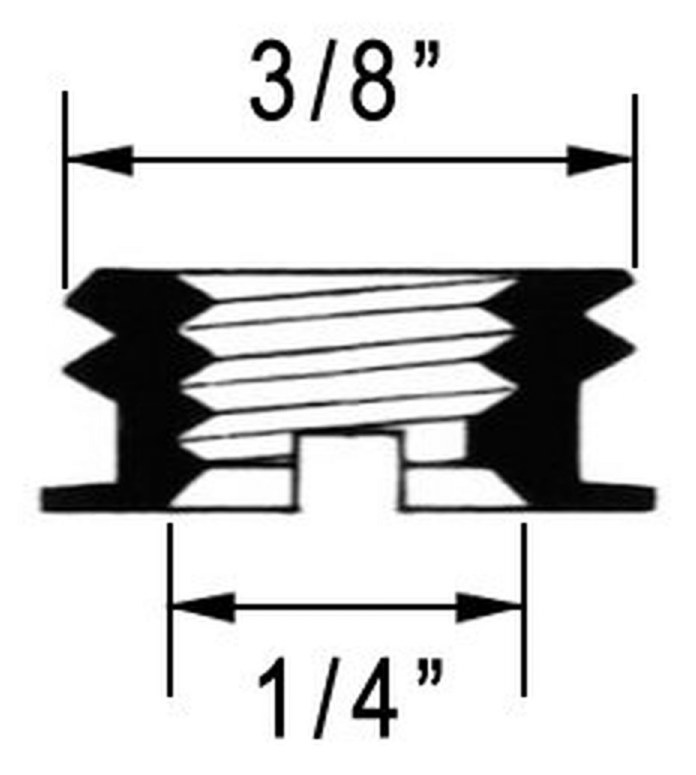 Závitový adaptér z 1/4″ na 3/8″ závit 5ks balení