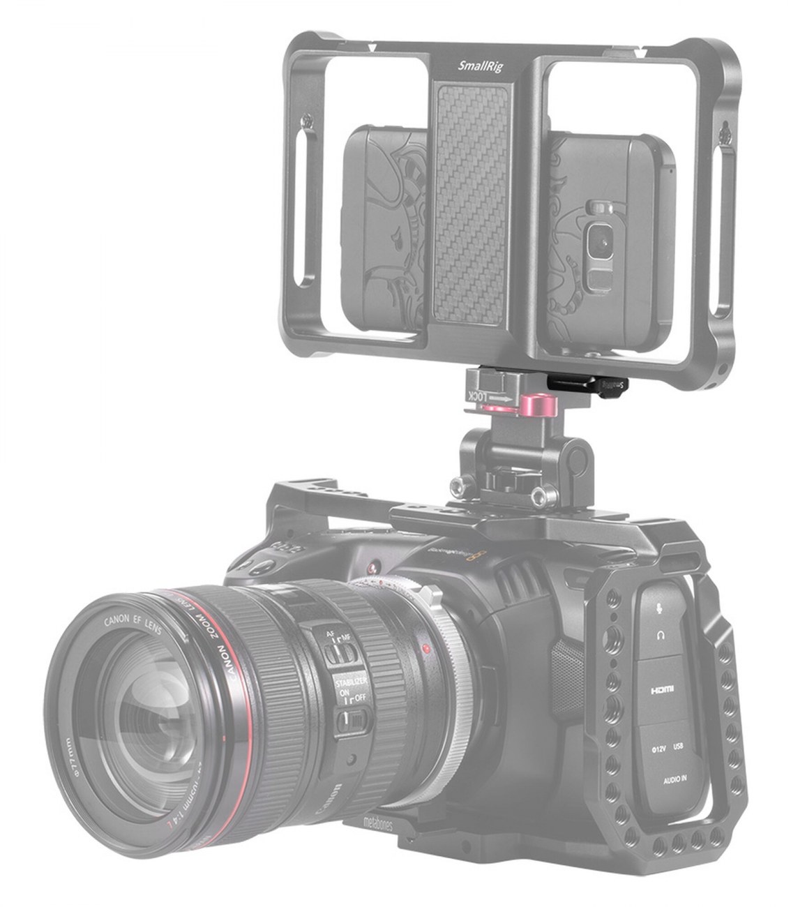Mini Safety NATO Rail for Mobile Phone Cage