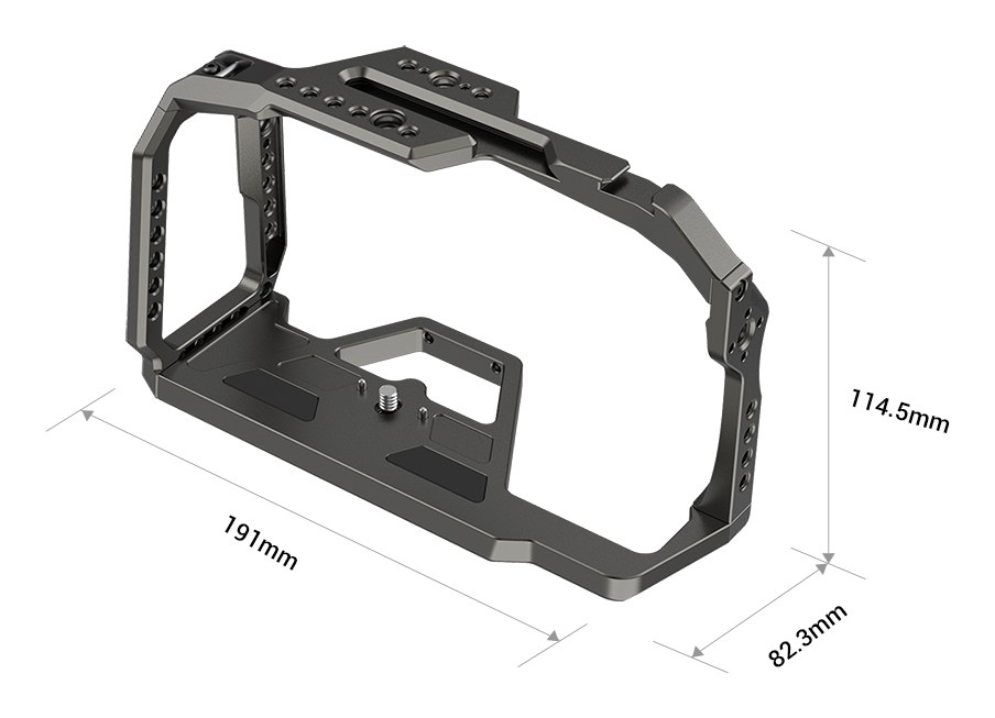 FULL CAGE FOR BMPCC 4K & 6K (DARK OLIVE) 2766, Klec pro Blackmagic Pocket