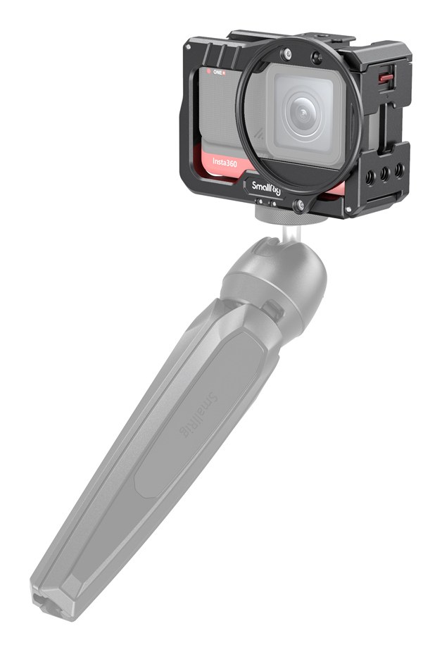 VLOGGING CAGE AND 52MM FILTER ADAPTER FOR INSTA360 ONE R 4K EDITION