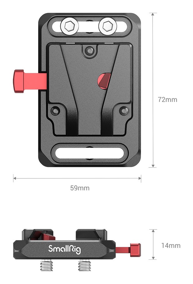 Mini V Mount Battery Plate