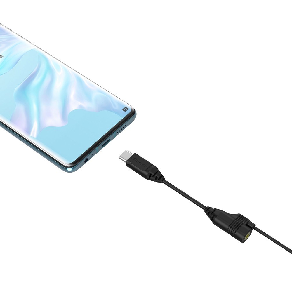 Simorr Wave L2 Lavalier mikrofon pro zařízení USB typu C (černý)