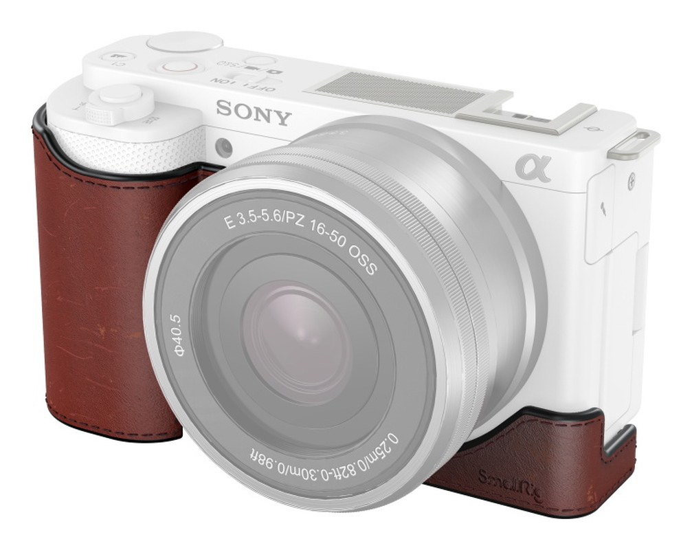 Leather Half Case for Sony ZV-E10