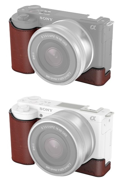 Leather Half Case for Sony ZV-E10