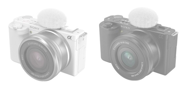 Větrná ochrana pro Sony ZV-E10 a ZV-1 (bílá)