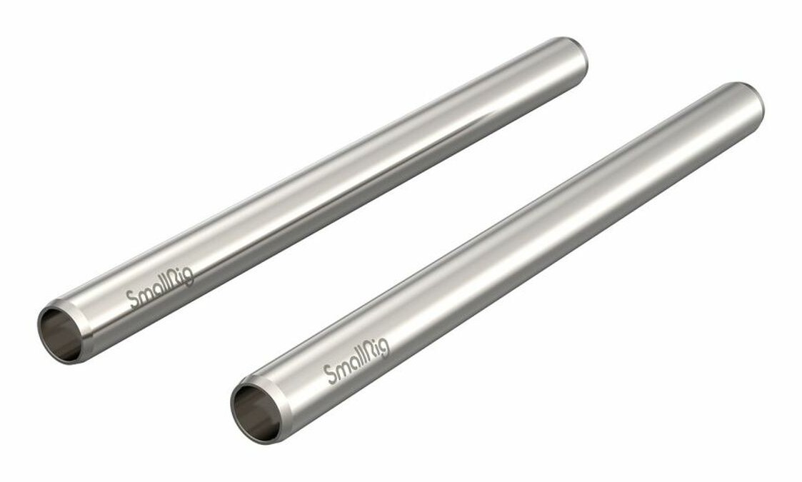 15mm Stainless Steel Rod - 20cm 8″ (2pcs)