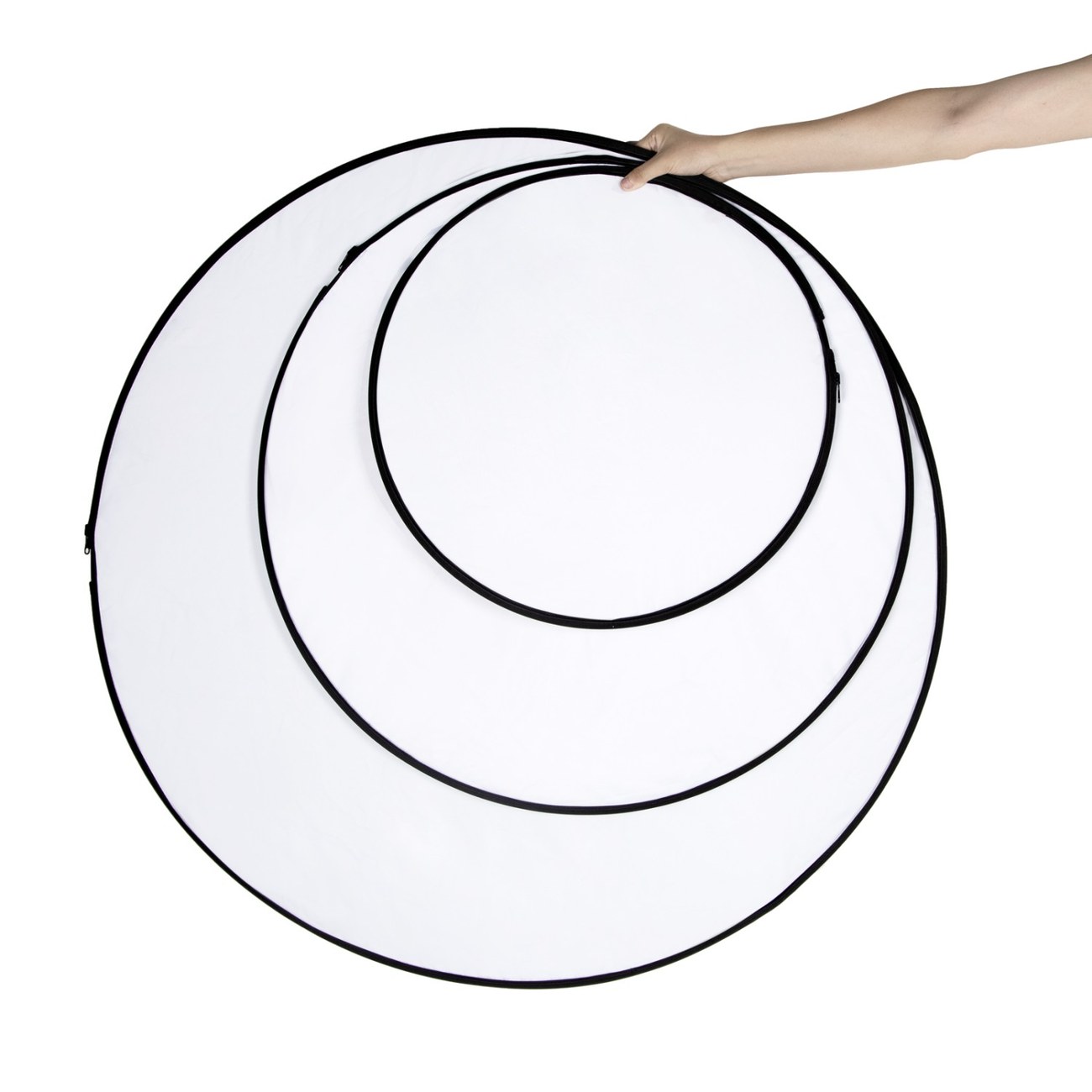 Skládací kruhový reflektor 5 v 1 s rukojetí (22″)