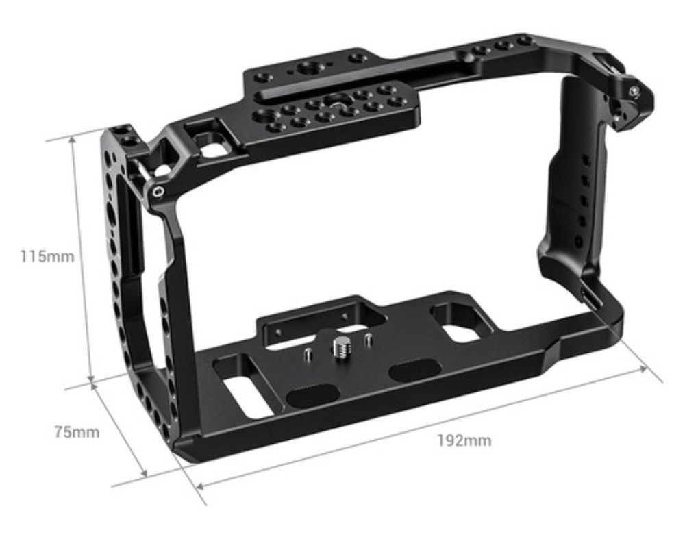 3130 Full Cage & NATO Top Handle Kit pro Blackmagic Pocket Cinema Camera 6K/4K