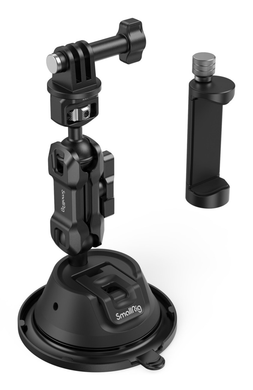 Portable Suction Cup Mount Support Kit for Action Cameras/Mobile Phones SC-1K