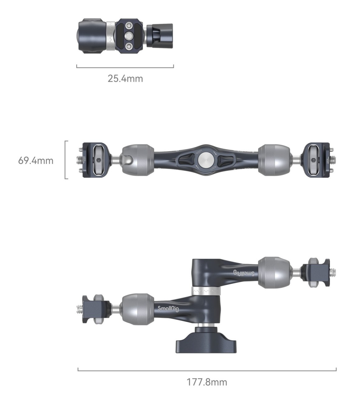 Rosette Arm (7”)