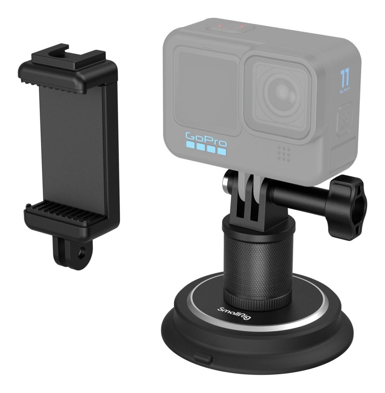 Suction Cup Mounting Support for Action Cameras