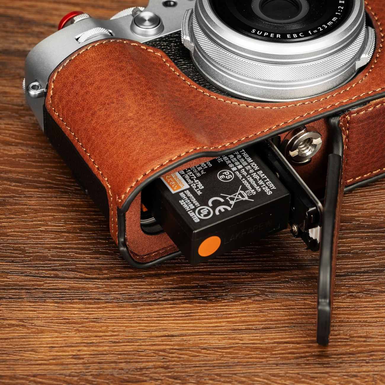 Leather Half Case Kit for FUJIFILM X100VI (Brown)