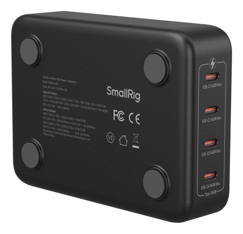 240W 4-Port PD Power Adapter USB-C