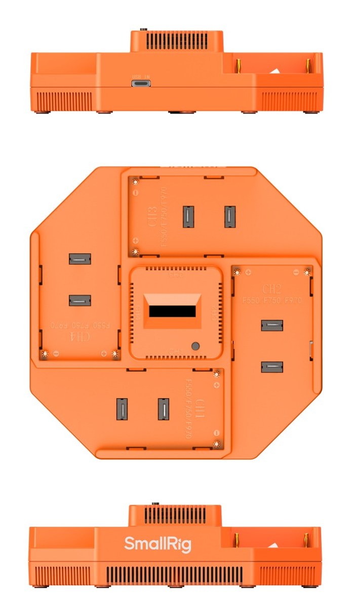 NP-F 4-Channel Camera Battery Charger