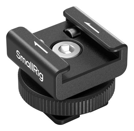 Wireless Microphone Support with Cold Shoe Mount