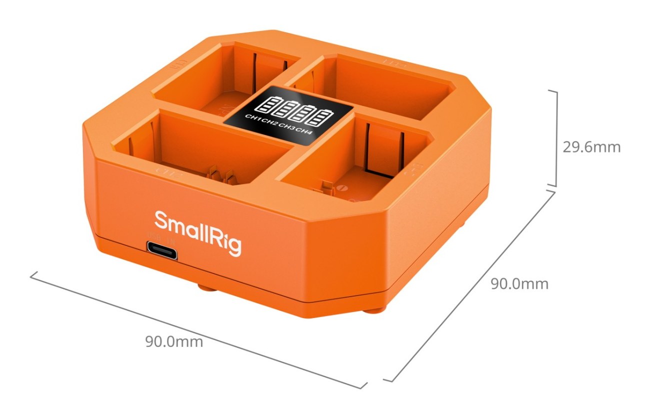NP-FZ100 4-Channel Camera Battery Charger