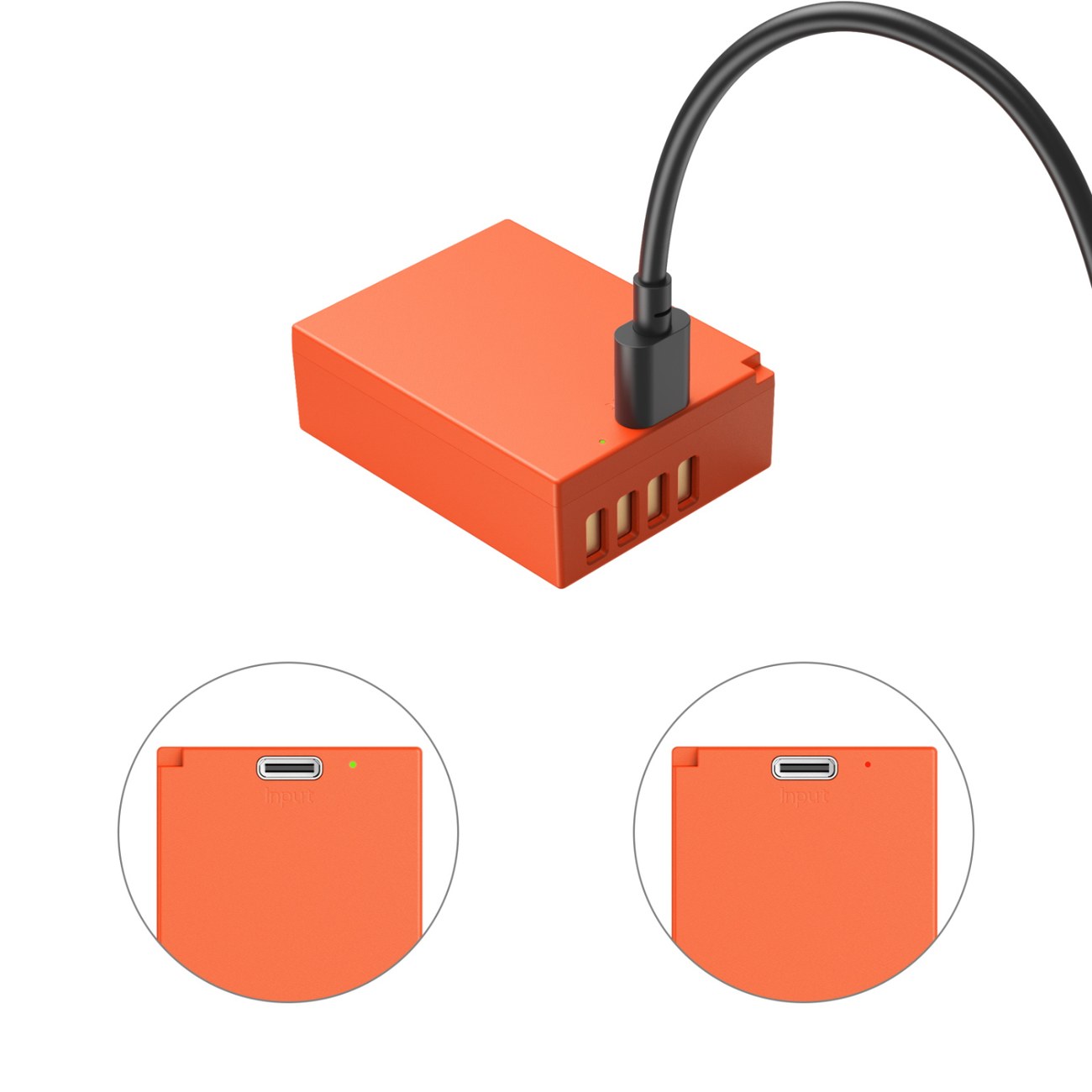 NP-W126S USB-C Rechargeable Camera Battery (Orange)