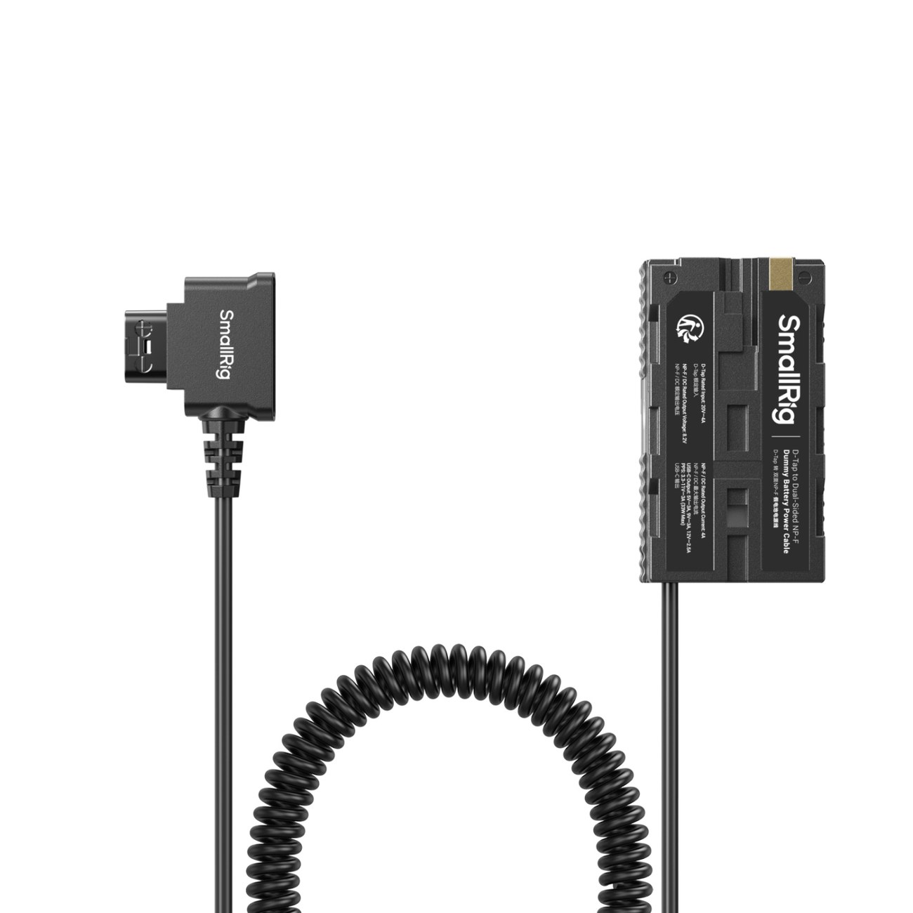 D-Tap to Dual-Sided NP-F Dummy Battery Power Cable