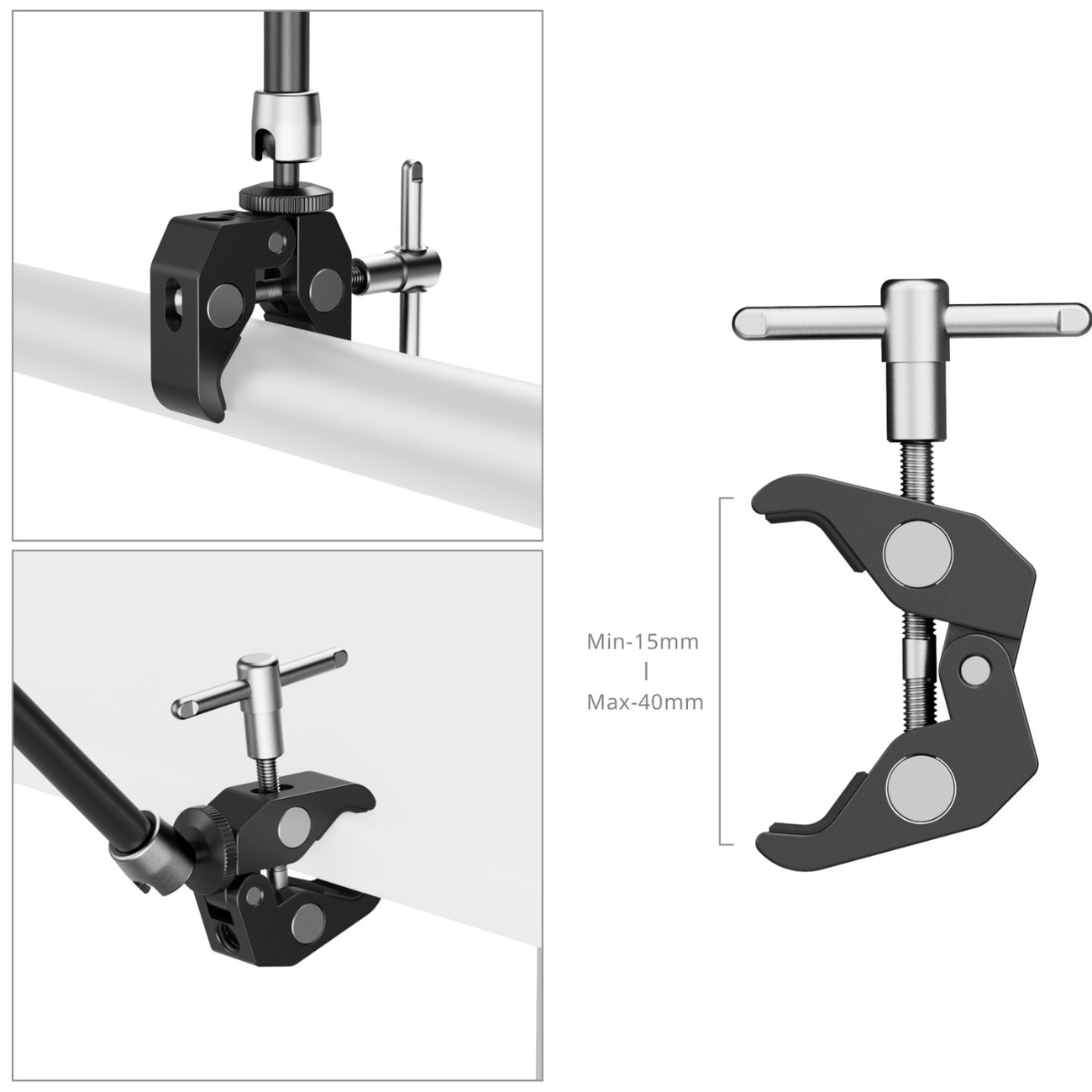 Crab-Shaped Clamp for Phones (9.8″)