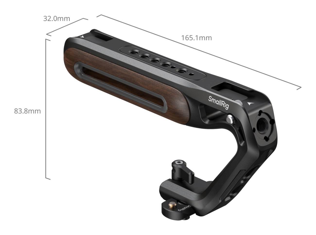Wooden Top Handle with NATO Clamp