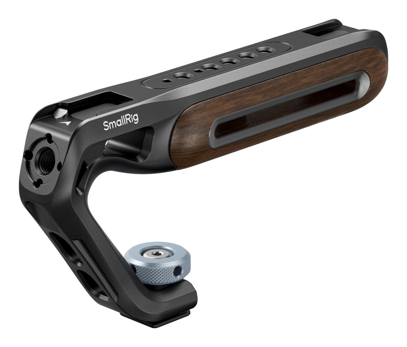 Wooden Top Handle with Cold Shoe Mount