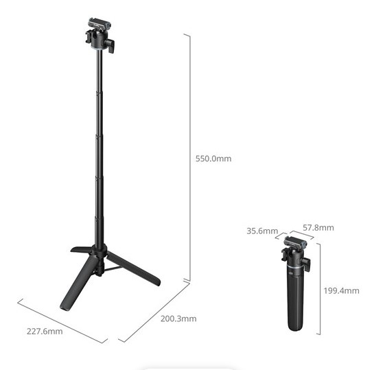 Grip-Tripod for Action Cameras