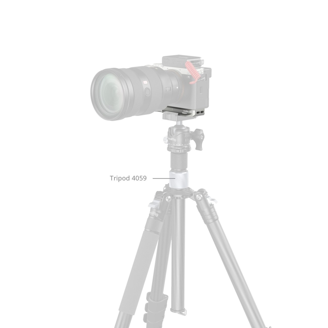 Baseplate with Airtag Slot for Sony Alpha 7C II / Alpha 7CR (Silver)