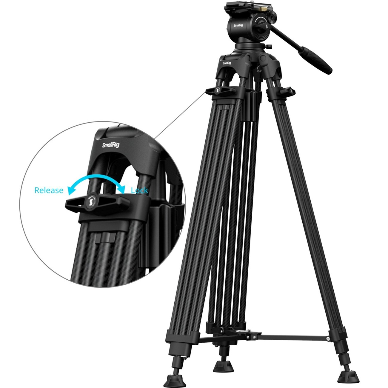 FSD14 FreeSpeed Heavy-Duty Carbon Fiber Tripod